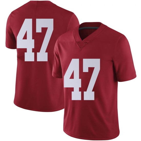 Alabama Crimson Tide Youth Byron Young #47 No Name Crimson NCAA Nike Authentic Stitched College Football Jersey NP16X71IE